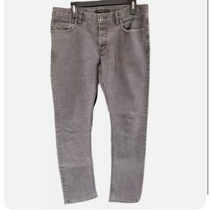 John Varvatos Men's Buttonfly Black Jeans Current Size 34" Inseam 32"